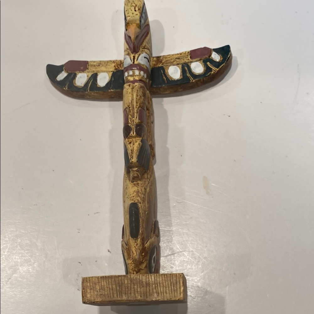 Totem Pole Artifact of the Indigenous Peoples of the Pacific Northwest